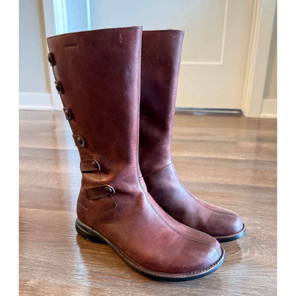 Merrell Tetra Launch Waterproof Tall Boot Women's 6.5 Cherry Brown